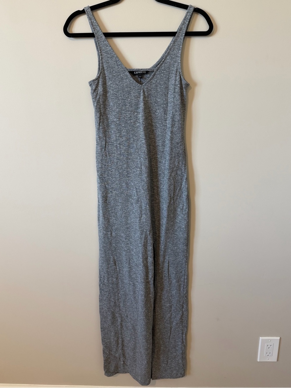 Express Grey Maxi Tank Dress